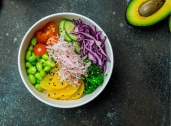 Edamame Poké Bowl